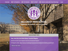 Tablet Screenshot of hillcrestweb.com